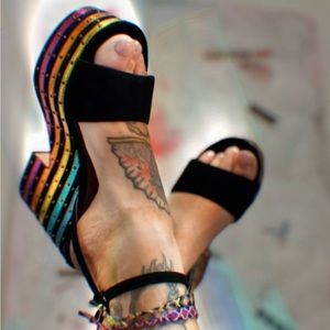 Kurt Geiger London Shoreditch Rainbow Platform